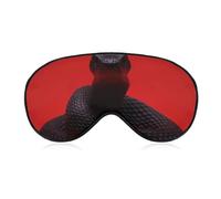 Black Eyed Snake Eye Maske, Side Sleeping Mask Light Blindfold Sleeping Mask Nose Pad and Elastic Band for Children Women and Men