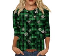 Black Friday Angebote 2024 Ab Wann,Damen Mode Weihnachtspullover Weihnachtsbluse Damen Ugly Weihnachten Drucken Rundhals Langarm Casual Christmas Pulli Weihnachts-Shirt Damen Oberteile Herbst