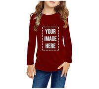Black Friday Angebote 2025 Individuell Langarmshirt Unisex Kinder Pullover Bedrucken Lassen Mädchen Selbst Gestalten Vorne Bedruckt Pulli Exklusive Individualisierung Langarm Tshirt Mit Foto Text
