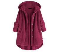black friday angebote, blitzangebote, Winterjacke Damen Warm Sherpa Kapuzenjacke Winter Jacke Ladies Oversized Sherpa Coat Fleece Teddyjacke Mantel Flauschig Plüschjacke, warehouse deals angebote