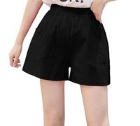 Black-Friday-Angebote Outlet Shop Sale Damen Shorts Sommer Leinenhose Mit Hoher Taille Leinen Baumwoll Lockere Schmale Dreipunkt Hotpants Große Größe Freizeithose Kurze Hosen Angebote Kleidung