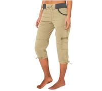 Black Friday Caprihose Damen Sommer 7/8 Hose Baumwolle Arbeitshose Hohe Taille Sommerhose Einfarbig Sporthose Regular Fit Caprihose Freizeithose Jogginghose mit Taschen Arbeitshose Kurze