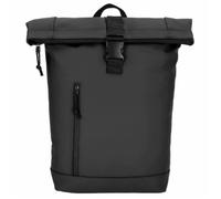 Travel'N'Meet Rolltop-Rucksack Plane L schwarz Freizeit-Rucksack schwarz