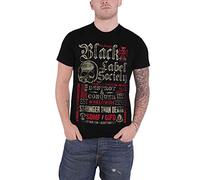 Black Label Society Destroy & Conquer offiziell Herren Nue Schwarz T Shirt