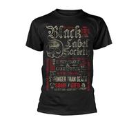 Black Label Society Destroy & Conquer T-Shirt für Erwachsene, Unisex, Schwarz , M