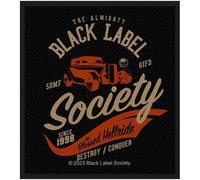 Razamataz Gewebter Aufnäher Black Label Society Blessed Hellride Nue offiziell schwarz Einheitsgröße