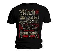 Black Label T-Shirt Society Destroy and Conquer Gr. XXXL, Schwarz