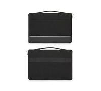 (Black,Multicolor)For 15.6 inch Laptop Carrying Case Polyester Splash-Proof Anti-Shock Portable Sleeve Bag - Pink