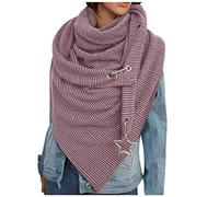 Black of Friday Geschenke Breiter Schal Damen Winter Kariert Schultertuch Fransen Dreieckstuch Damen Warm Dreieckstuch Herren Baumwolle Rockabilly Accessoires Damen Day Prime 2024 Angebote