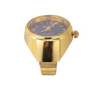 (Black, pack-5) Retro Ring Watch Digital Display Punk Exaggerated Spirit Finger Watch Novelty Wearable Electronic Watch for Men Women