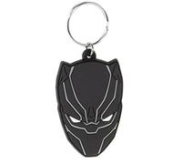 Marvel Avengers Schlüsselanhänger Black Panther Gummi, Schwarz , One size