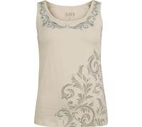 Black Premium by EMP Damen beiges Top mit Stickerei XL
