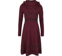 Black Premium by EMP Celtic fine lines Mittellanges Kleid bordeaux in M