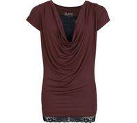 Black Premium by EMP Double Pack T-Shirt and Top T-Shirt bordeaux schwarz in S