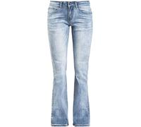 Black Premium by EMP Grace - Hellblaue Jeans mit Waschung und Schlag Jeans hellblau in W27L30