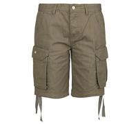 Black Premium by EMP Damen olivgrüne Shorts mit Gürtelschlaufen 27
