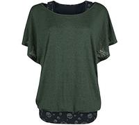 Black Premium by EMP When The Heart Rules The Mind T-Shirt grün in XL