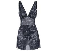 Black Premium by EMP Swimsuit with Mesh Dress Badeanzug schwarz in XL