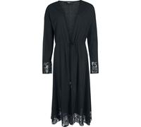 Black Premium by EMP Essential festival cardigan with skull lace Cardigan schwarz in XL