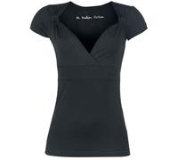 Black Premium by EMP Fashion V-Top T-Shirt schwarz in 3XL