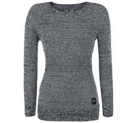 Black Premium by EMP Feel Me Strickpullover schwarz weiß in XXL