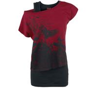 Black Premium by EMP Got My Mind Set On You T-Shirt schwarz rot in L