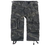 Black Premium by EMP Herren Camouflage Dreiviertel Cargoshose S