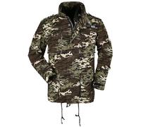 Black Premium by EMP Herren Camouflage Übergangsjacke Army Field aus robustem Material und weicher Innenjacke M