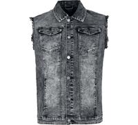 Black Premium by EMP Jeans Vest Weste grau in S