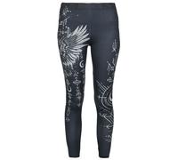Black Premium by EMP Leggings with Alloverprint Leggings schwarz in S