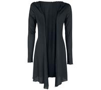 Black Premium by EMP Overlay Hood Cardigan schwarz in S