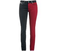 Black Premium by EMP Skarlett Stoffhose schwarz rot in W31L32