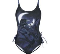 Black Premium by EMP Swimsuit With Moon And Raven Badeanzug schwarz in S