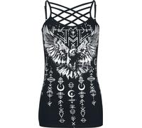 Black Premium by EMP Tank-Top with Raven Frontprint Top schwarz in XXL
