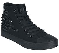 Black Premium by EMP Unisex schwarzer Sneaker mit Nieten EU46