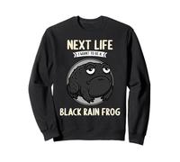 Black Rainfrog Schwarzer Regenfrosch Sweatshirt