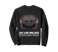 Black Rainfrog Schwarzer Regenfrosch Sweatshirt