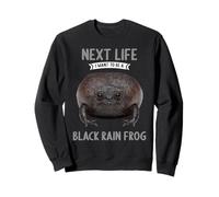 Black Rainfrog Schwarzer Regenfrosch Sweatshirt