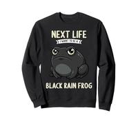 Black Rainfrog Schwarzer Regenfrosch Sweatshirt