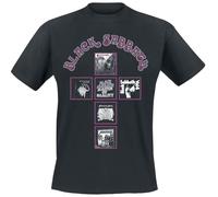 Black Sabbath Album Covers Cross Männer T-Shirt schwarz XXL 100% Baumwolle Band-Merch, Bands