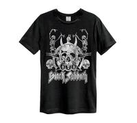 Black Sabbath Amplified Dancing Skulls offiziell Männer T-Shirt Herren (XX-Large)