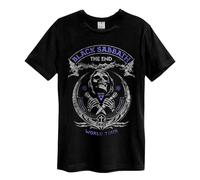 Black Sabbath Amplified The End offiziell Männer T-Shirt Herren (Large)