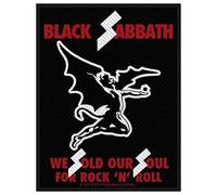 Black Sabbath Aufnäher - We Sold Our Soul For Rock´n´Roll - Black Sabbath Patch - Gewebt & Lizenziert !!
