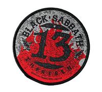 Black Sabbath - Black Sabbath 13 - Schwarz - Baumwolle - Rund - Patch - Aufbügeln - Heavy Metal Band Logo - Musik - Aufnäher