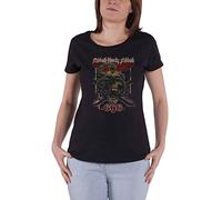 Black Sabbath - T-Shirt # L Black Femmina # Bloody Sabbath 666