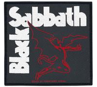 Black Sabbath Creature Patch schwarz weiß rot