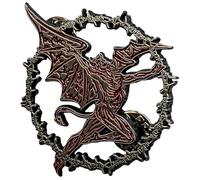 Black sabbath Daemon Ring Logo Pin Badge One Size