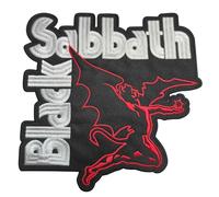 Black Sabbath Dämonen-Logo, übergroßer Aufnäher