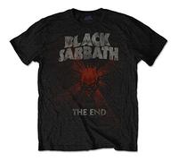 Black Sabbath Herren-T-Shirt The End Mushroom Cloud, Schwarz, M