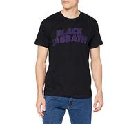 Black Sabbath Herren T-Shirt Wavy Logo Vintage, Black, L